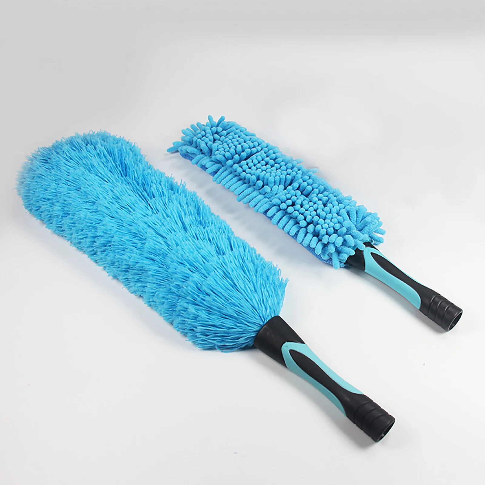 3 Pick Flexible Microfiber Feather Removable & Washable Sleeve Ceiling & Fan Duster & Scraper Window Squeegee(without pole)