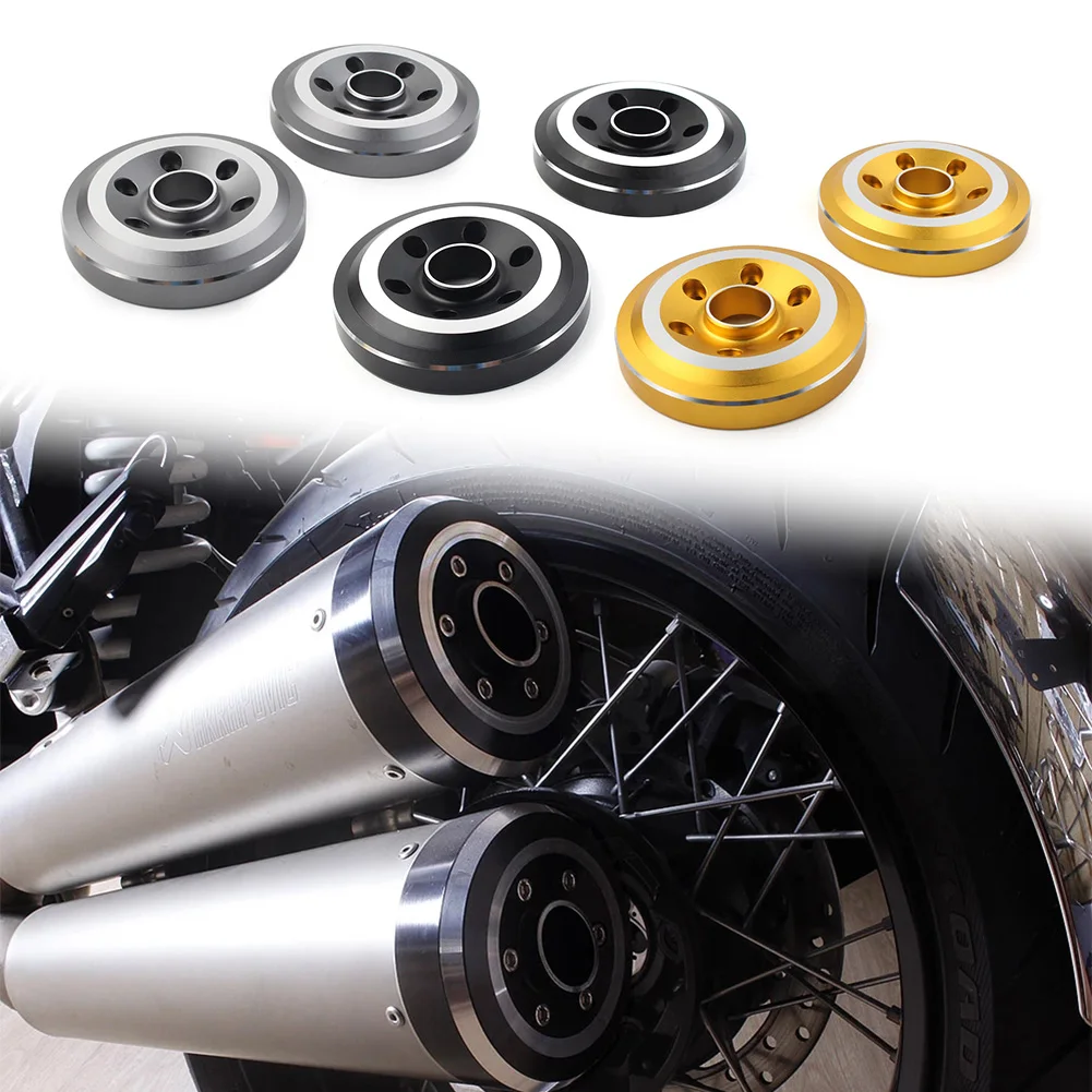 

Мотоциклетный алюминиевый глушитель с ЧПУ, наконечники, торцевая крышка, защитная крышка для BMW RnineT R9T Scrambler Pure Urban Racer 2014-2019