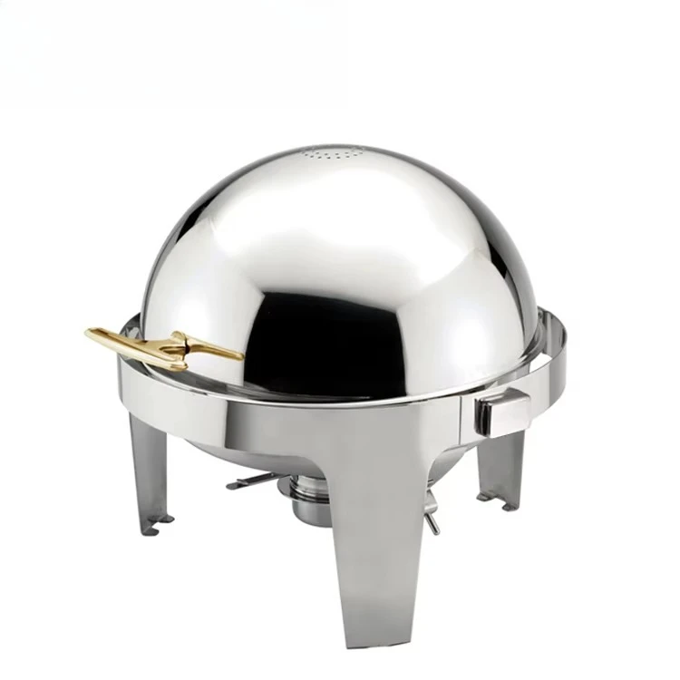C076 China Stainless Steel Round Roll Top Hot Pot Factory Good Price