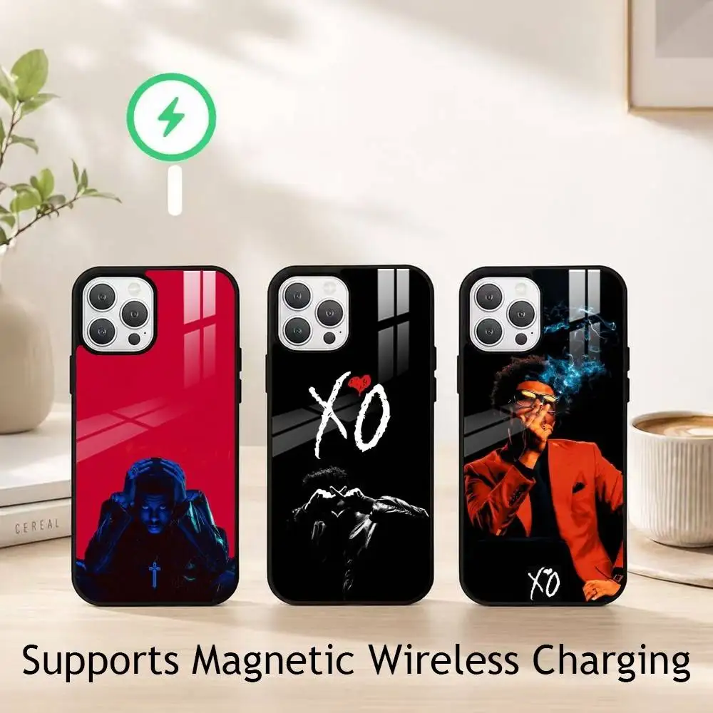 

Canada pop vocalist The Weeknd Phone Case For iPhone17,16,15,14,13,12,11 Plus,Pro Supports Magnetic Wireless Charging