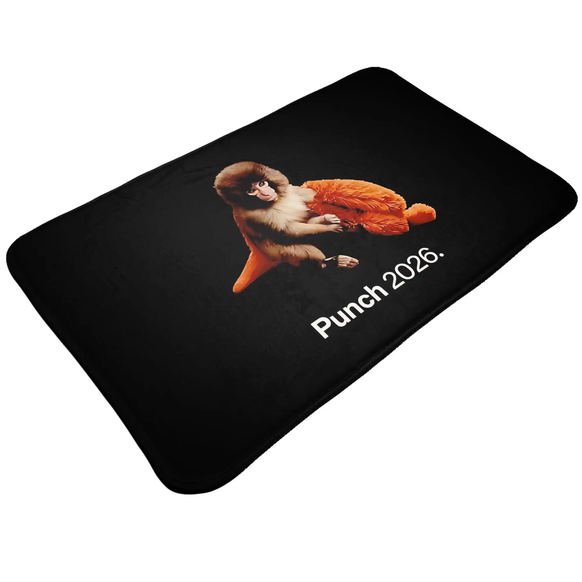 Team Punch Baby Monkey Punch Decorations Bedroom Mat Punch Monkey Doormat Living Room Carpet Entrance Door Rug Home Decoration