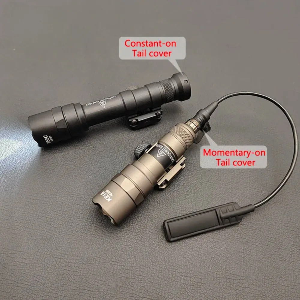 M600B M300B Tactical LED Flashlight Powerful Light Hunting Rifle Scout Light with Modbutton Pressure Switch Fit 20mm Rail