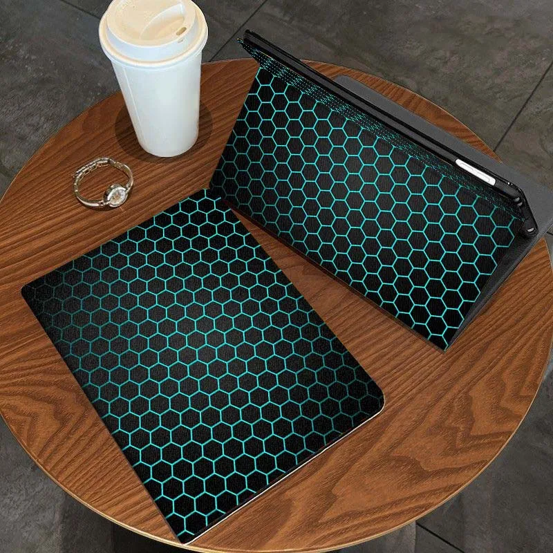 الفن ألياف الكربون نمط رائع لباد برو الهواء Mini 2 3 4 5 6 7 7th 8th 9th 10th 11th 10.2 9.7 10.5 10.9 11 13 بوصة اللوحي