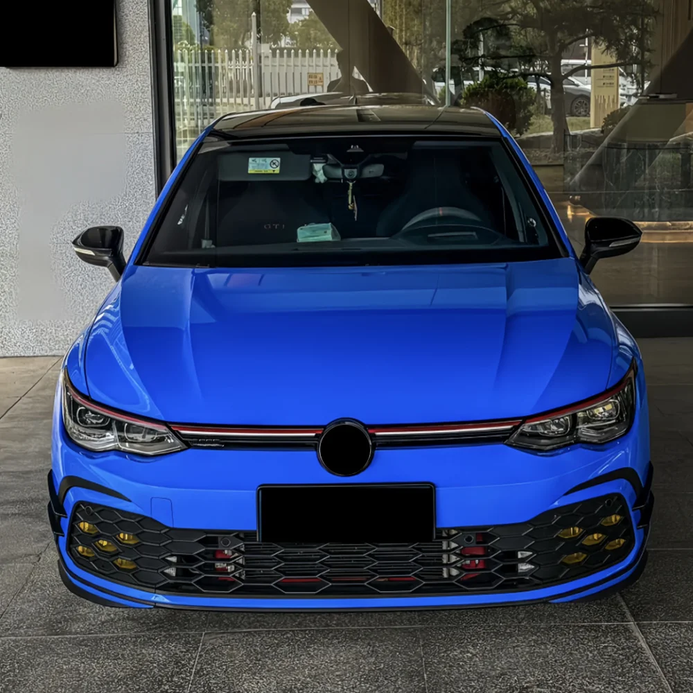 For Volkswagen VW Golf 8 MK8 GTI GTE GTD R-Line 2020-2024 Front Bumper Spoiler Wind Knife Side Skirt Front Lip Canards Splitter