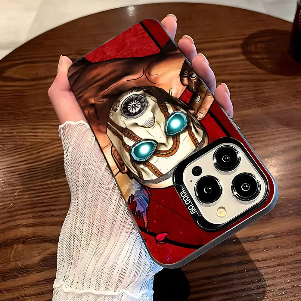 Capa de Celular COOL Borderlands C-Claptrap para iPhone 17 Pro Max 16 Pro Max 15 14 13 11 12 Mini Xs X Xr 7 8 Plus Se Cor Prata