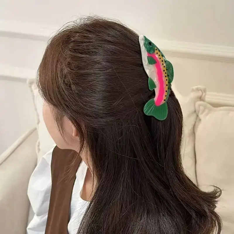 270D فريد عيد الحب مشبك شعر كبير كليب ذيل حصان مخلب ماسك الشعر المشابك زينة الشعر الشعر الحلي #5