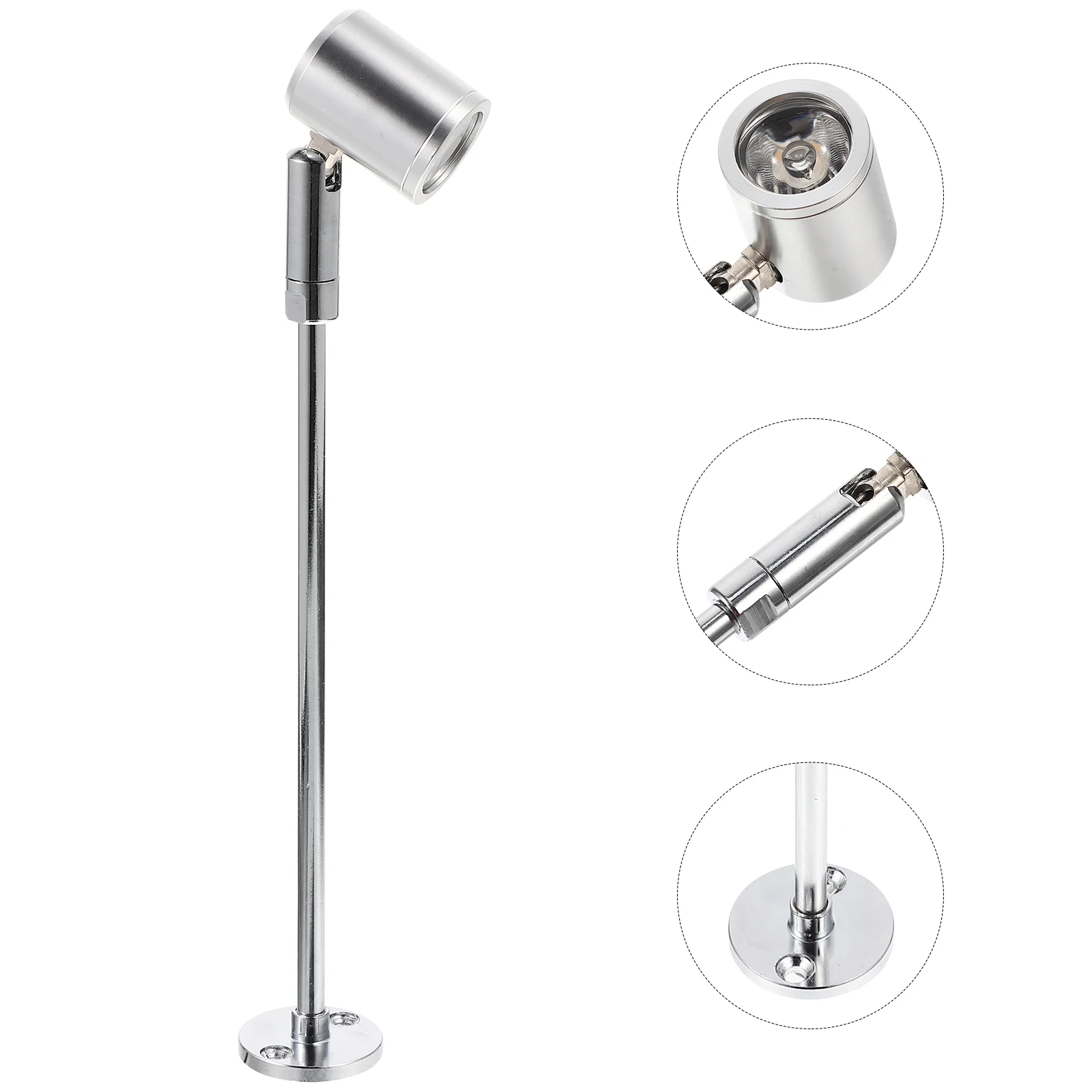 

2PCS LED Spotlight High Brightness Warm White 3000 3200K Jewelry Display Case Metal Stake Cabinet Light Tool Parts