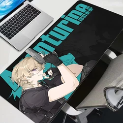 Aventurin Honkai Yıldız Raylı Mouse Pad Büyük Siyah Anime Oyun Mousepad Dizüstü Serin Oyun Dolabı Klavye Halı PC sümen XXL