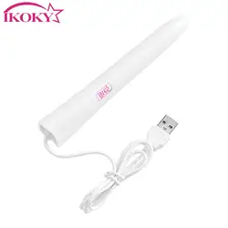 IKOKY USB Heating Rod For Masturbators 45 Celsius Smart Thermostat Heated Bar Stick Anal Vagina Warmer Sex Toys for Men Sex Shop