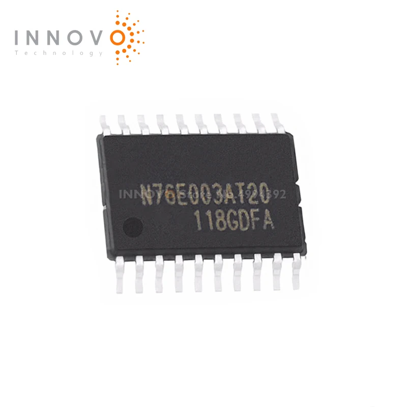 10 sztuk/partia N76E003AT20 N76E003A MCU 8BIT 18kb FLASH TSSOP-20 IC CHIP nowy oryginał