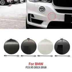 Car Front Bumper Trailer Hook Tow Cover Cap Replacement Accessory Black White For BMW F15 X5 2014-2018 51117378591