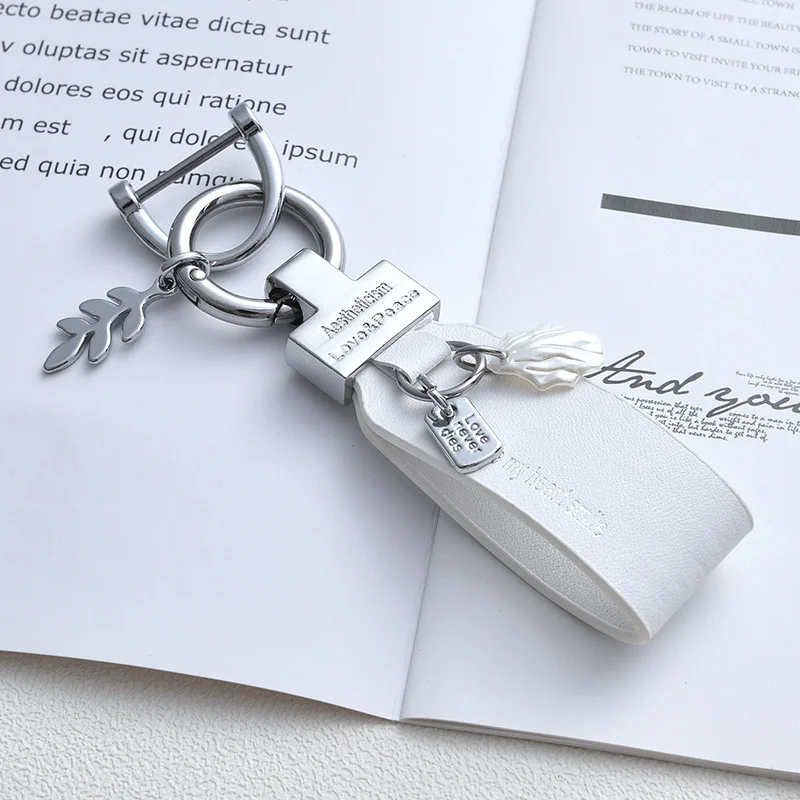Fashion Light Luxury French Car Key Chain Small Fragrance Pendant Delicate Pendant Women