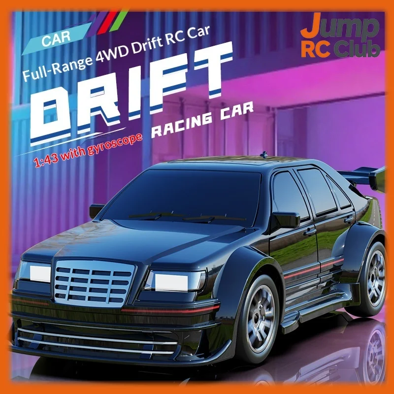 KF30 RC Drift Car 1:43 Scale 2.4GHz Full Proportional Control With Gyroscope High Speed RC Toy Car Stunt Racing For Kids Adults