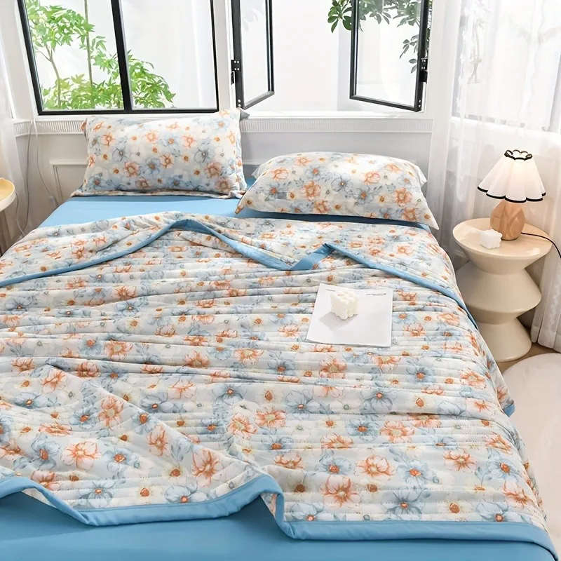 Cooling Duvet Suitable for Hot Sleepers - Air Cooling Bedspread Lightweight Summer Comforter Breathable Cover for Adults