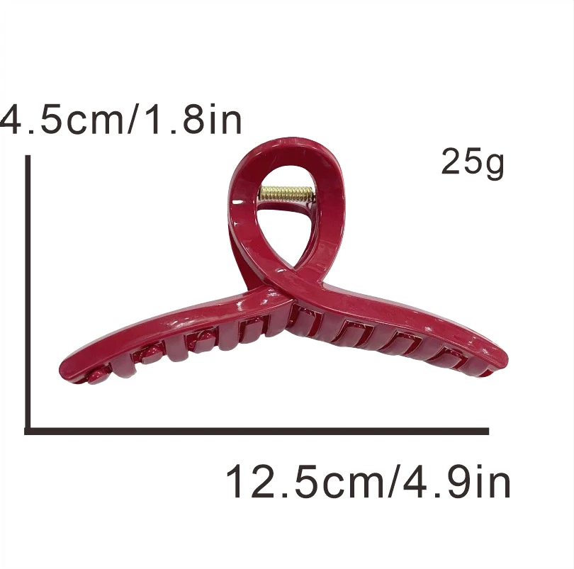 13 سنتيمتر حجم كبير آمنة لينة سيليكون مشبك شعر مقاطع المرأة عازمة غير التشوه القرش القبضات 2026 ترقية العصرية إكسسوارات الشعر #6