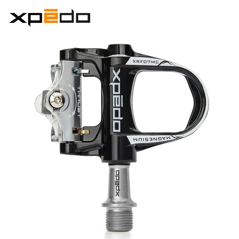 Xpedo Wellgo XRF07MC Magnesium Alloy Body Triple Cartridge Bearings Road Bike Clipless Self Locking Bicycle Pedal Cycling Parts