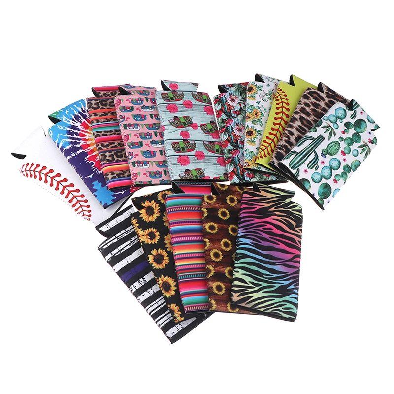 Neoprene Beer Cans Cool Drink Bottle Sleeve Covers Insulation Wrap Cover