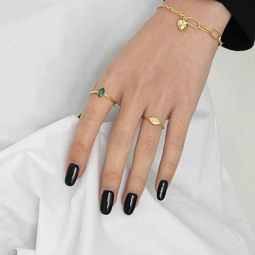 ANDYWEN 925 فضة الذهب الشر قابل للتعديل خاتم المرأة موضة فاخرة غرامة مجوهرات 2020 روك الشرير سليم جواهر للنساء #5