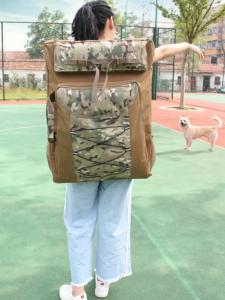 Camo Fashion Art Bag A2 Art Portfolio Case 4K Drawing Board Backpack Bag For Art Supplies 64*46cm