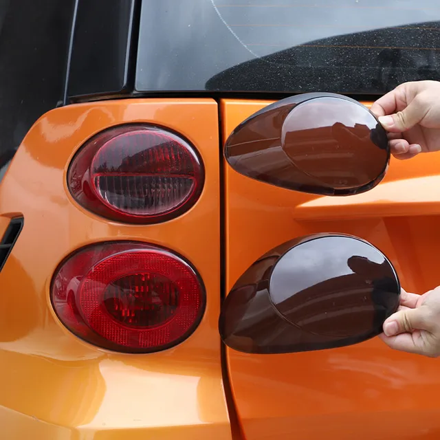 Dla Benz Smart 451 Fortwo 2009-2015 ABS tylne światło samochodu dekoracyjna pokrywa wskaźnik światła hamowania osłona ochronna akcesoria