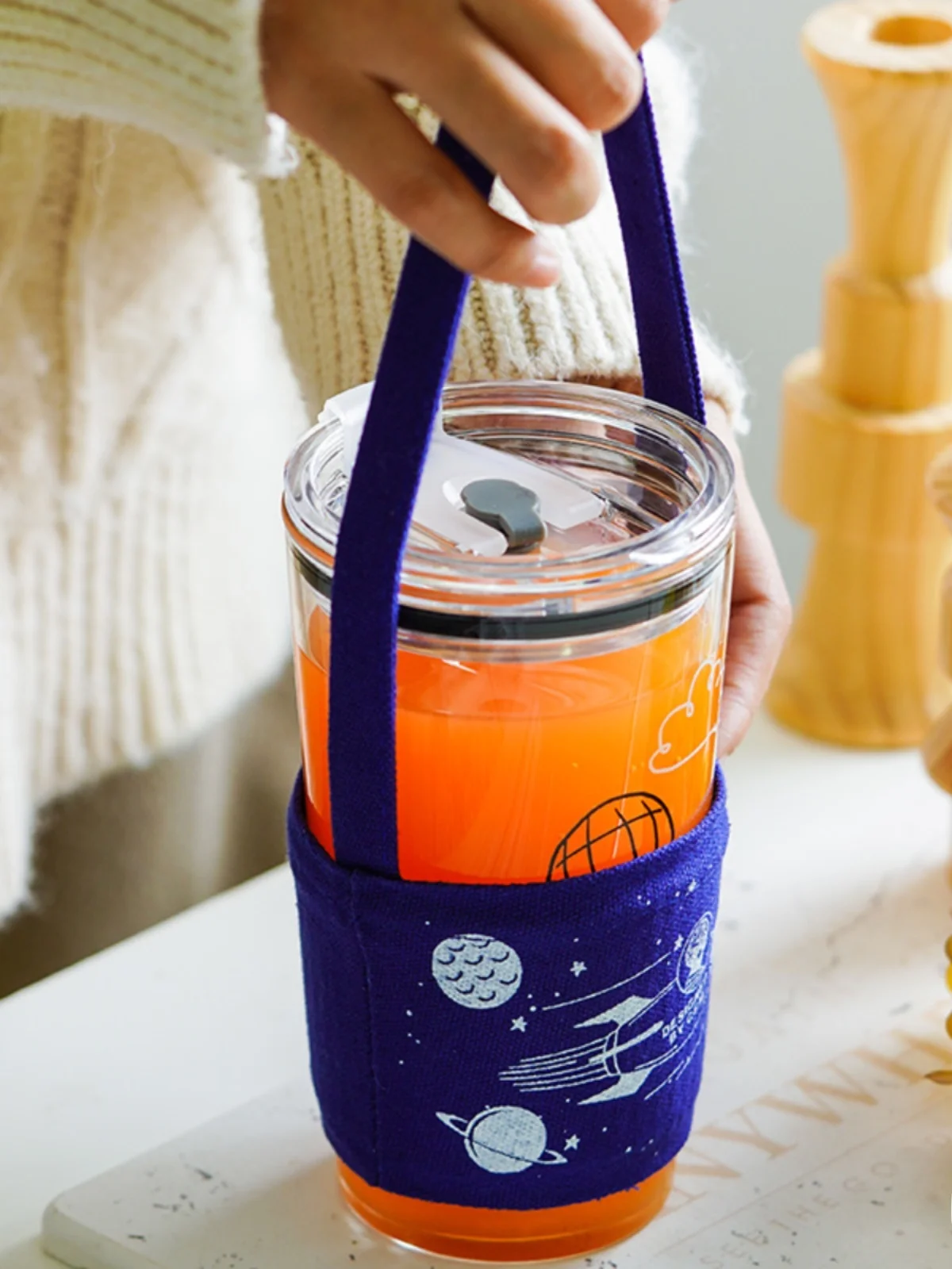 

Nest Pasture Cup Sleeve without Cup Restaurant Utensils for the Nineties Generation Dining And Drinking Accessories