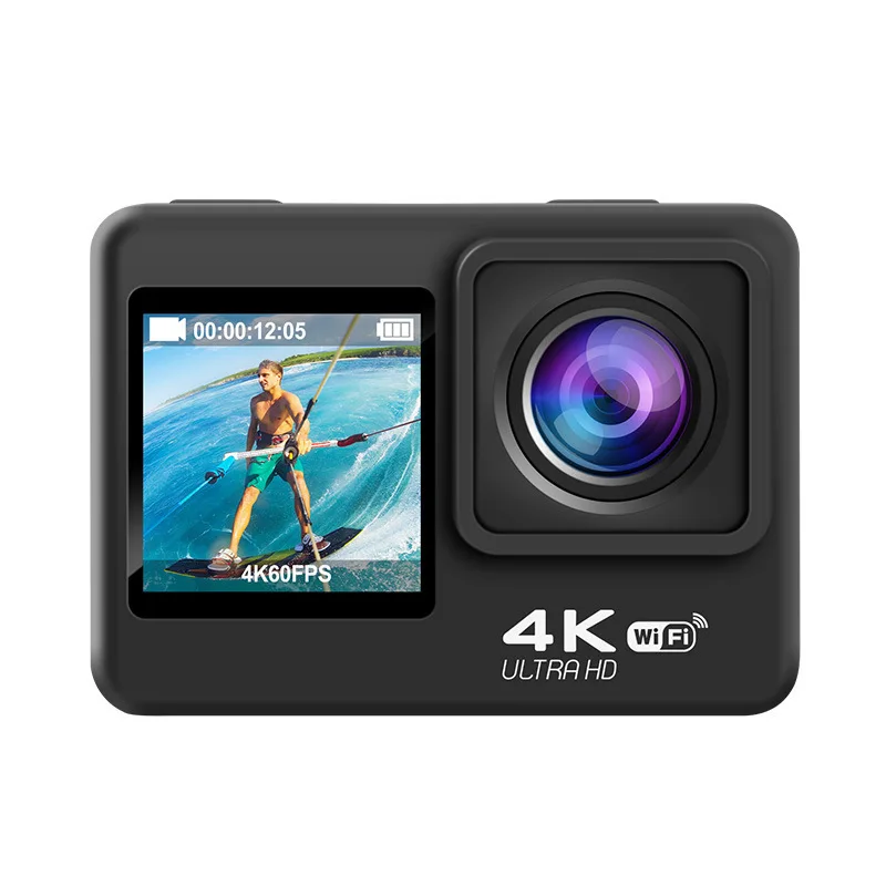 

2,0 дюймовая Экшн-камера 4K 30FPS HD экран Широкоугольный объектив WIFI дистанционное управление для автомобиля велосипеда Водонепроницаемая спортивная видеокамера для дайвинга