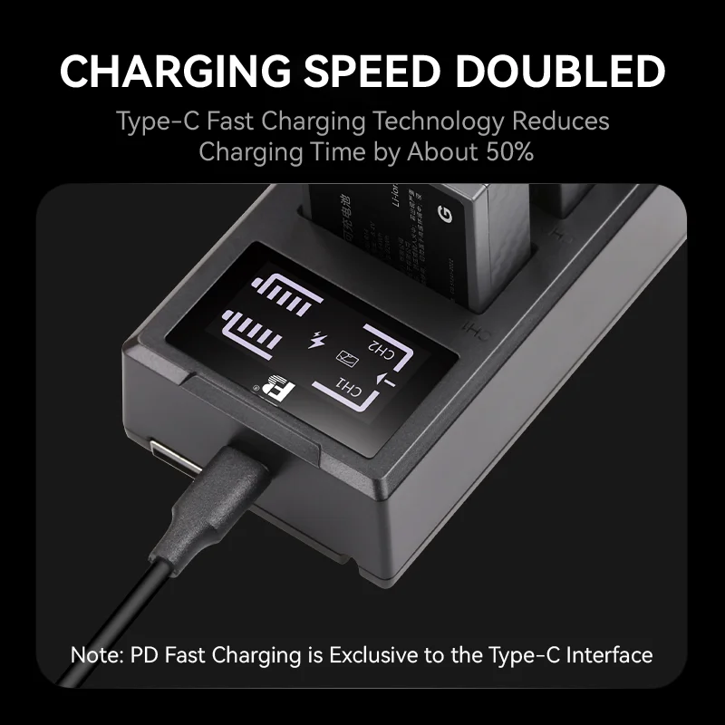 Fuji Dual USB Charger For NP W126 NP W126S