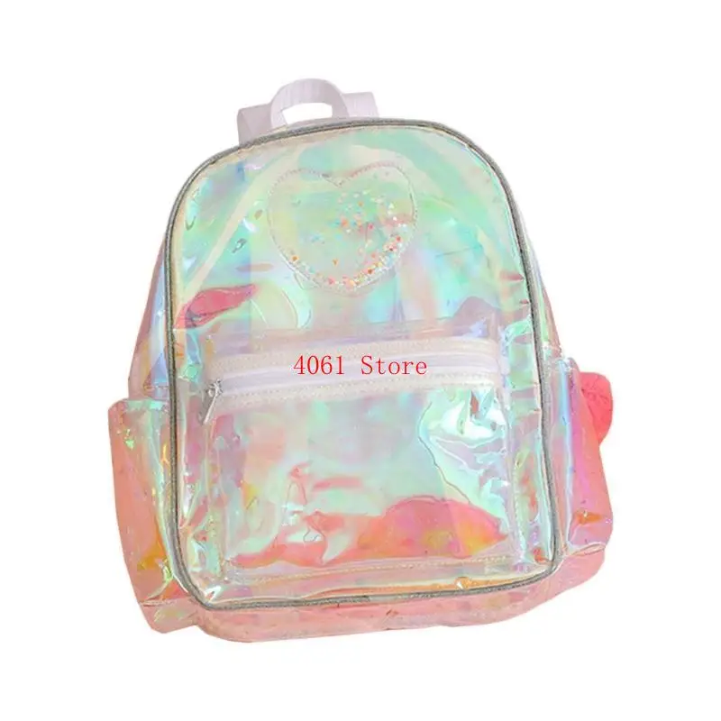 

Unique PVC School Bag for Girls Backpack Daypack Carry Your Essential in