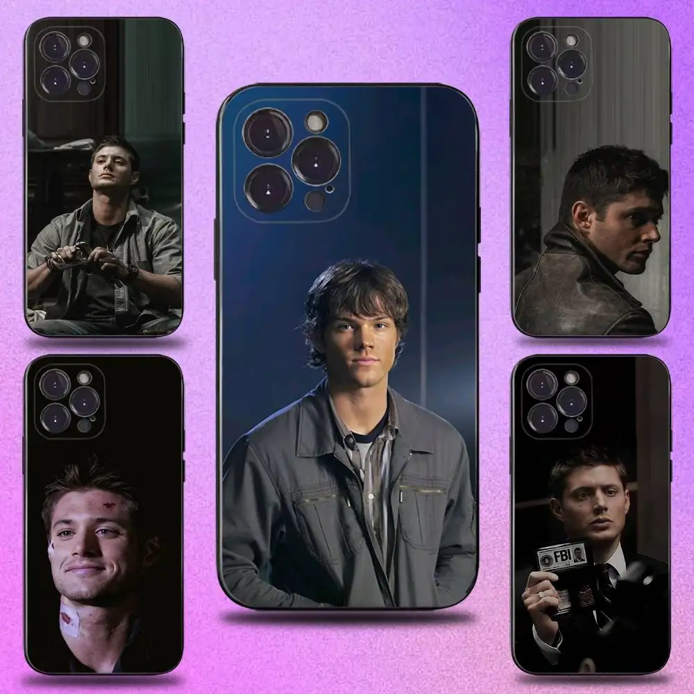 

Celebrity D-Dean Winchester Phone Case For iPhone 16,15,14,13,12,11 Plus,Pro Max,XS,X,XR,SE,Mini,8,7,Soft Silicone Black Cover