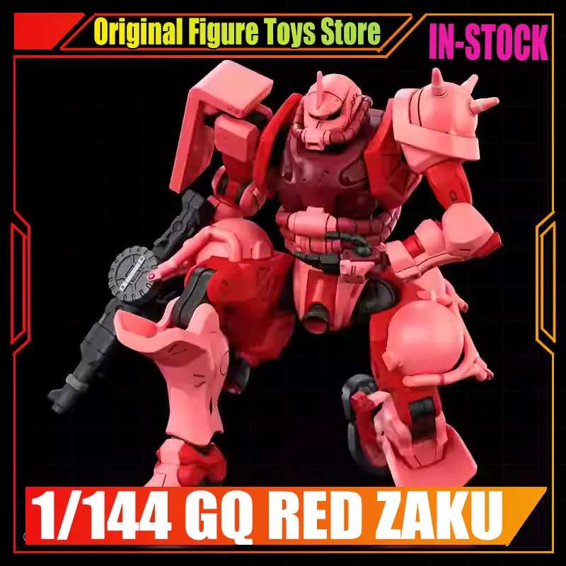 

【in Stock】original HG 1/144 Char's Zaku GQ Action Figure White Anime Mobile Suit GQuuuuuuX Zaku Plastic Robot Toys For Boys