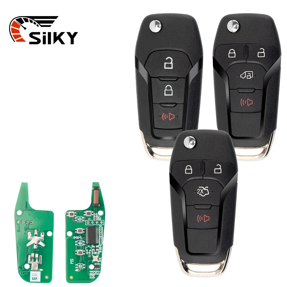 Car Remote Key,Llave Ford, Chip Id49, 315Mhz, Apto Para Escort Fusion, Trânsito, F150, F250, 2013-2016, N5F-A08Taa