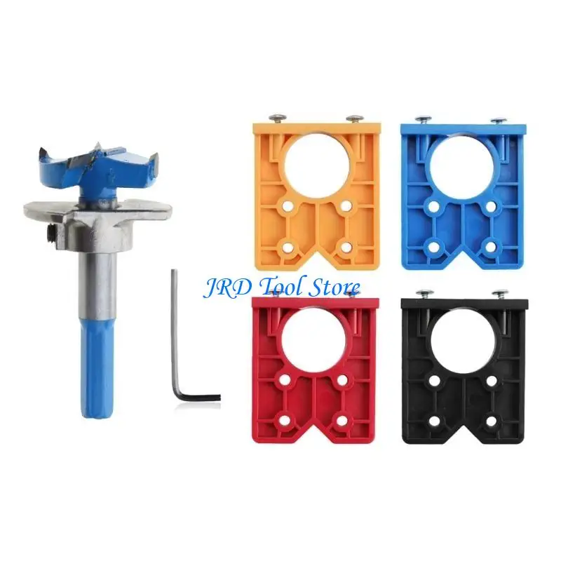 A2UD 35 mm Jig perforación bisagra oculta con guía perforación y bisagra bits bits Forstner orificio