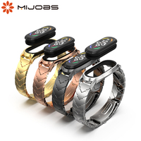 Strap for Xiaomi Mi Band 9 8 7 6 5 4 Metal Wrist Bracelet Mi Band 6 Strap Stainless Steel Wristbands Mi Band 9 Correa NFC Global