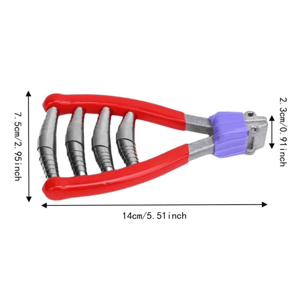 Zinc Alloy Steel Starting Clamp 4 Spring Black Finish Stringing Starting Clamp Pressure-Reducing Pads Fixed Jaw Design