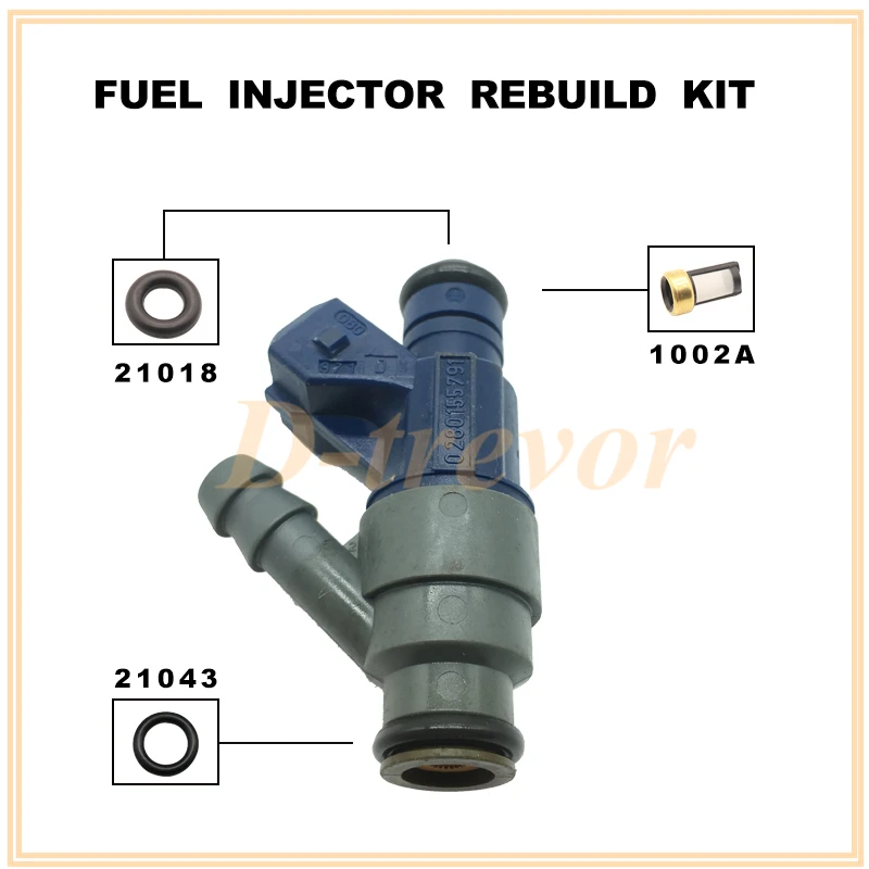 

Fuel Injector Repair Kits for 0280155791 for Volkswagen Beetle Golf Jetta 98-2001 2.0L AEG 06A906031C