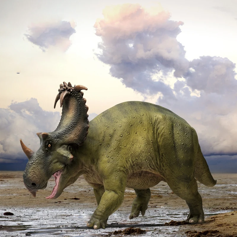 

Коронный трицератопс, дересо-динозавр King Growth Companion, модель 89, портативные игрушки, настольные украшения, коллекция, праздничный подарок