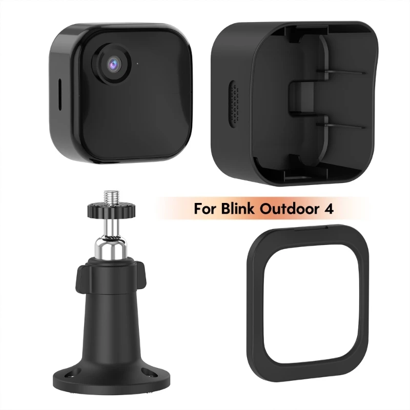 Durable Wall Mount Bracket for Blink Indoor / Outdoor 4 Camera 360 degree Flexible Placement for Better Monitoring