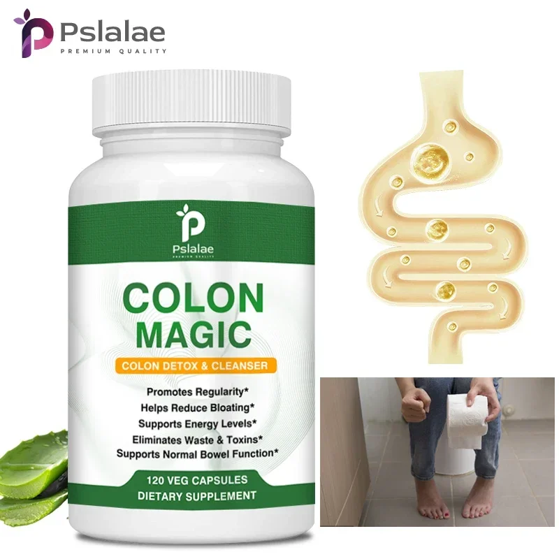 Colon Detox and Cleanse - Contains Psyllium Husk for A Healthy Stomach and Clean Gut