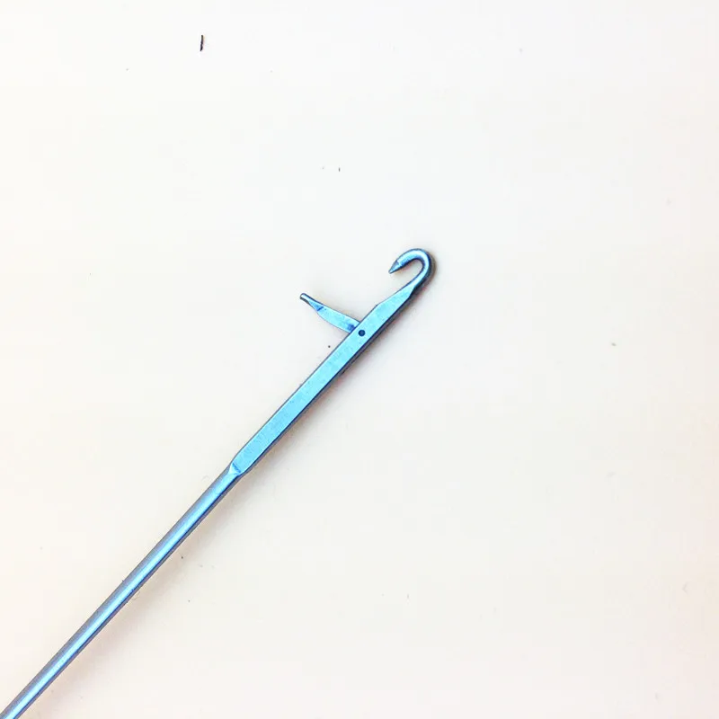 Long And Short Belt Turning Device Stainless Steel Rope Pulling Device Long Reverse Ear Crochet Threading Needle Turning Device