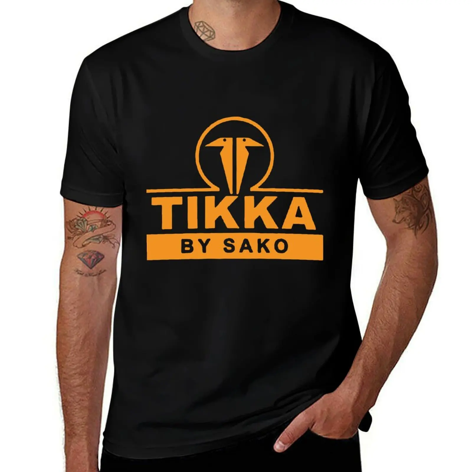 Tikka T3 By Sako Finland Shot Gun Rifle Hunting Trap Skeet Hunt T-Shirt plus size clothes plain heavyweight t shirts for men