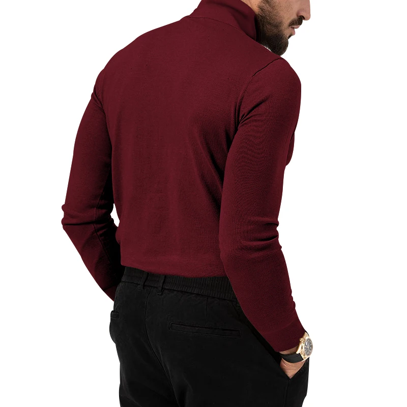 Pull en cachemire épais à col haut élastique pour hommes, haut astronomique chaud, américains, automne, hiver, nouveau