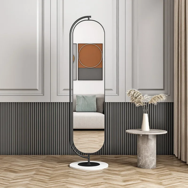 y97-  Floor-Standing Home Bedroom Rotating Dressing Mirror Living Room 3D Dressing Mirror
