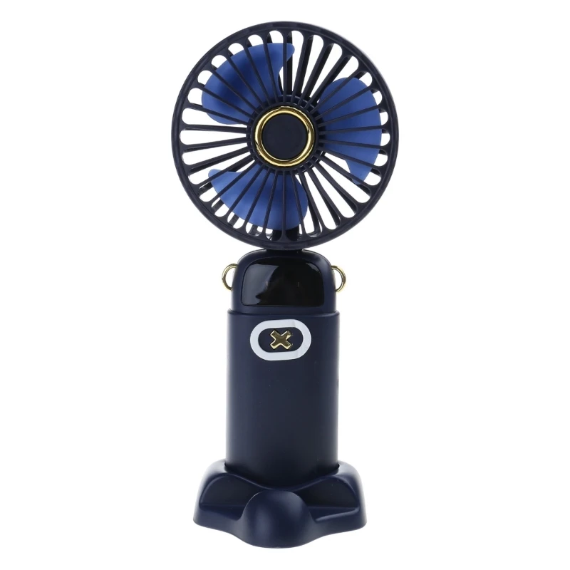 Quạt cầm tay động Quạt làm mát cầm tay có thể sạc lại Màn hình kỹ thuật số Dropship