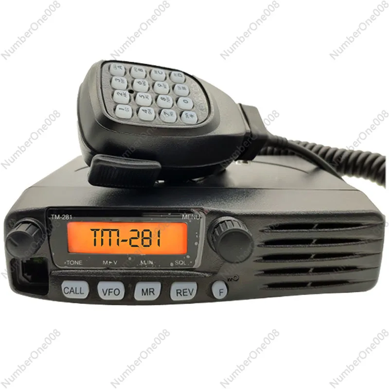 TM-281A 136-174MHZ FM Transceiver Mobile Radio Car Radio Station 65W 10-50KM VHF Transceiver