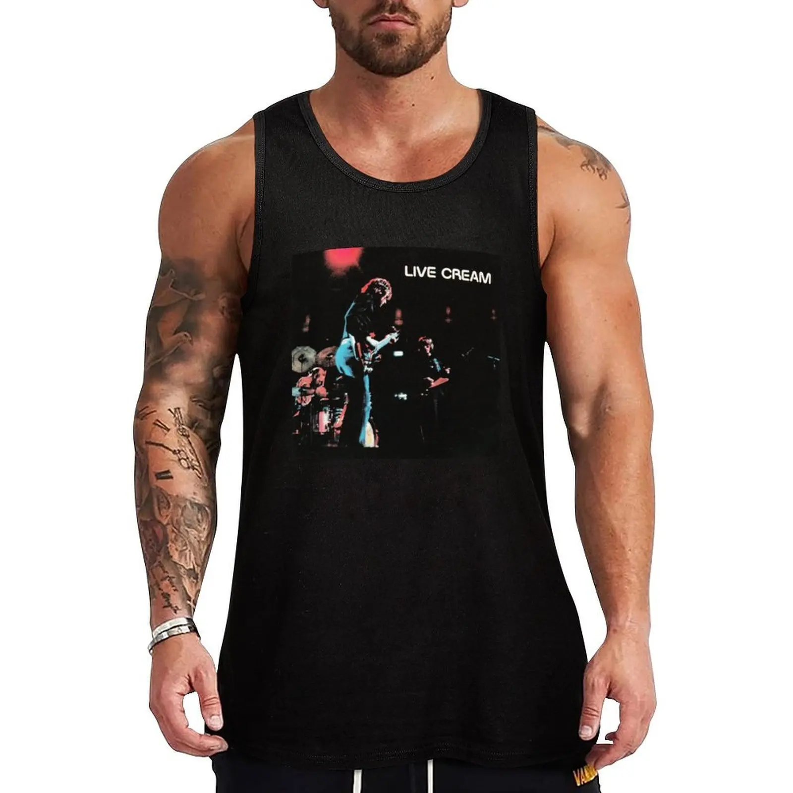 Live Cream album performances Tank Top Urban Street Tank Top Casual Sleeveless Shirt