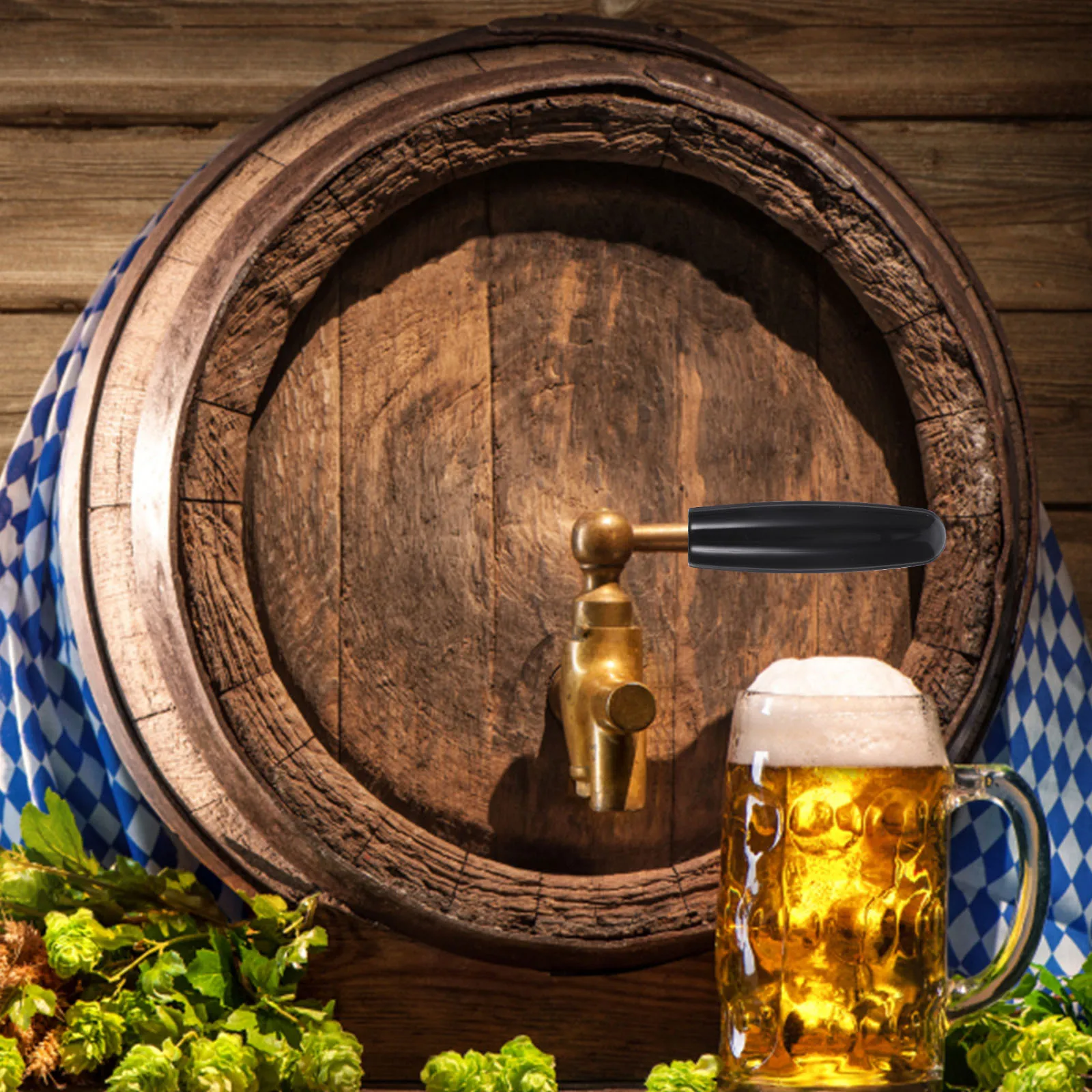 

2Pcs Beer Tap Handles Plastic Black Heavy Duty Faucet Replacement for Kegerators Bars Restaurants Homebrewers Beer Tap Handle