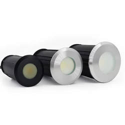 Outdoor Led Lamp Garden Underground 1W 3W 5W Waterproof IP67 Step Deck Spotlight Recessed 110V220V 12V24V Garden Decoration