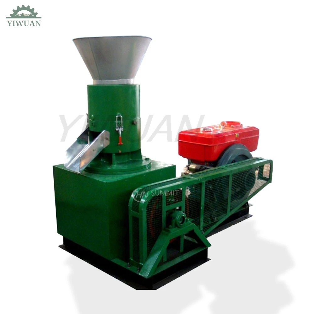 100-120Kg/H 15HP Diesel Engine Small Household Wood Pellet Machine Biomass Sawdust/Straw Pellet Machine