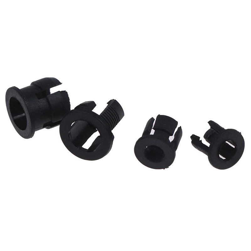 50pcs Black Plastic 3mm 5mm Lamp LED Diode Holder Black Clip Bezel Socket Mount Useful