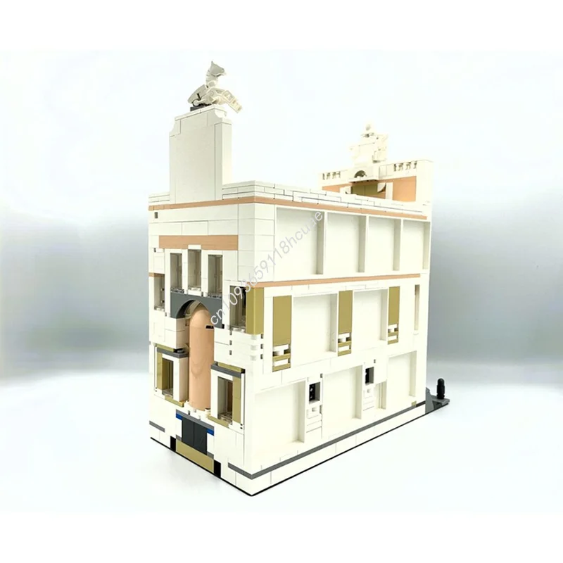 1241 pièces MOC bains romains construction alternative Architecture modèle blocs de construction créatif modulaire brique artisanat jouets cadeaux de noël